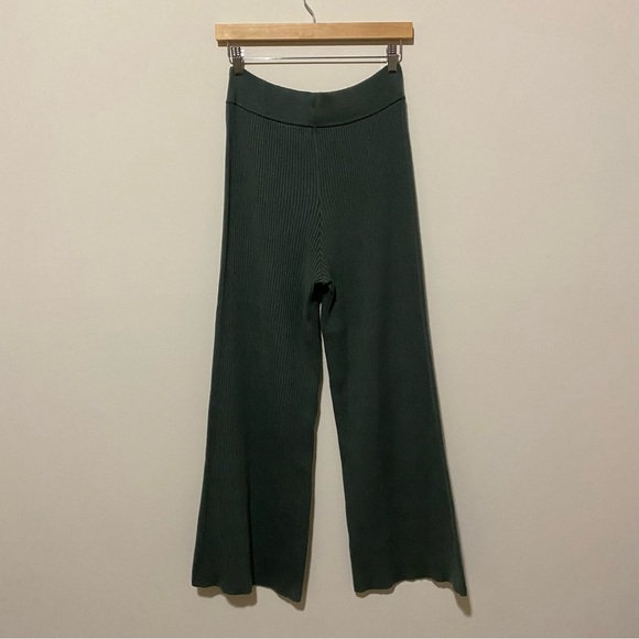 Aerie Dark Green Gotta Jet High Waisted Skater Pants size Large - Picture 9 of 13